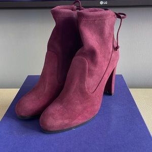 NIB Stuart Weitzman Catch Boredeaux Bootie Size 5.5